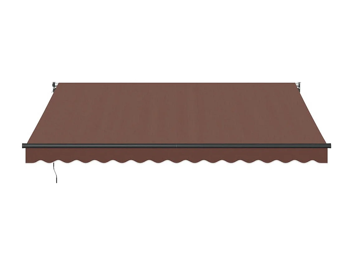 Markise Manuell Braun 400x300 cm