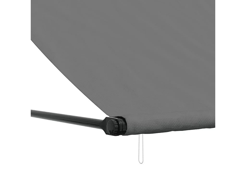 Toldo retrátil 300x150 cm tecido e aço antracite
