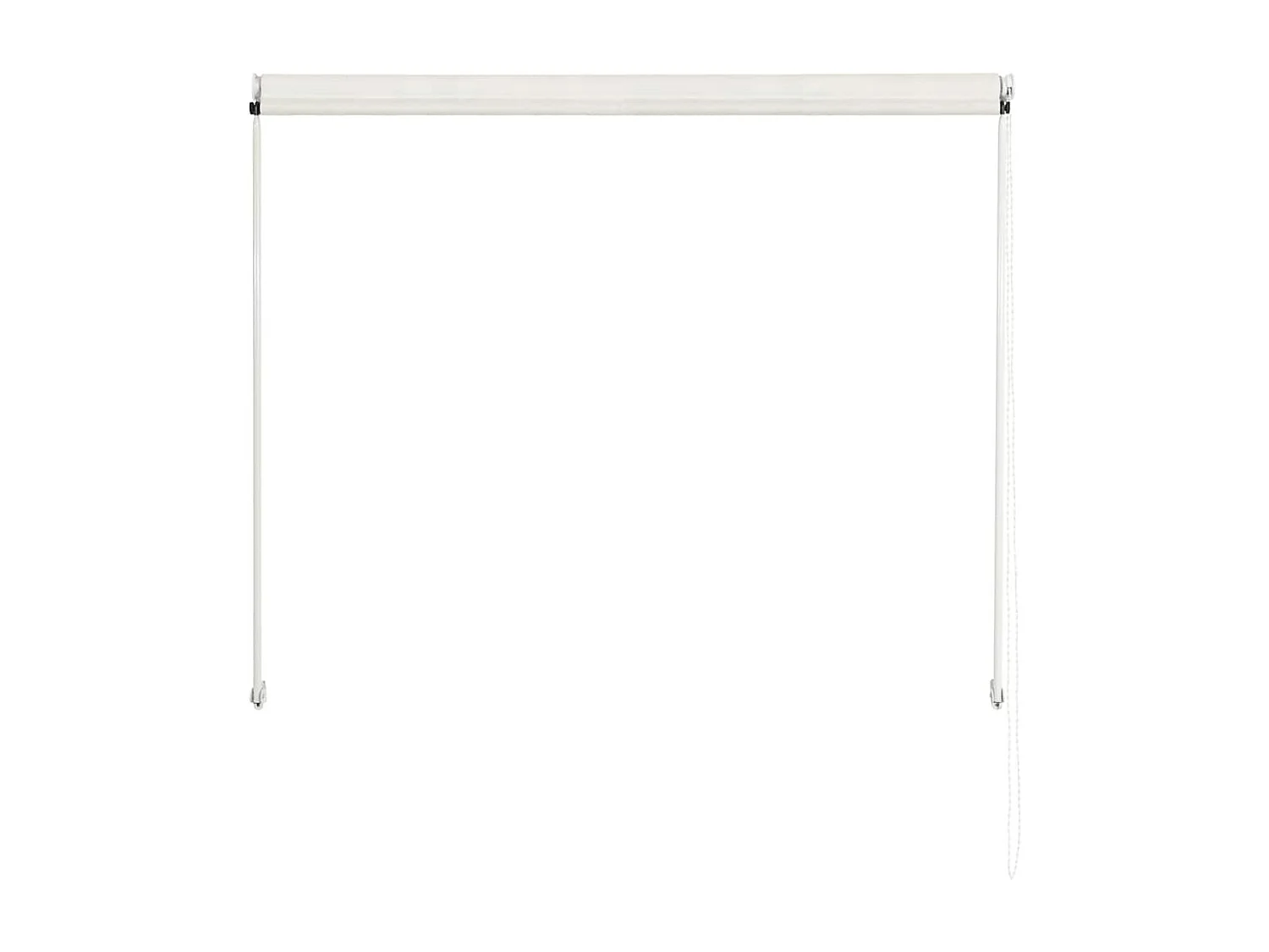 Luifel uittrekbaar 150x150 cm crème