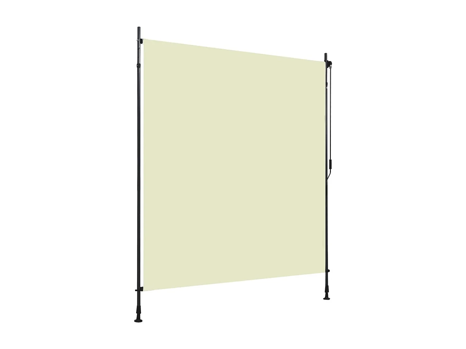 Estor enrollable de exterior color crema 200x270 cm