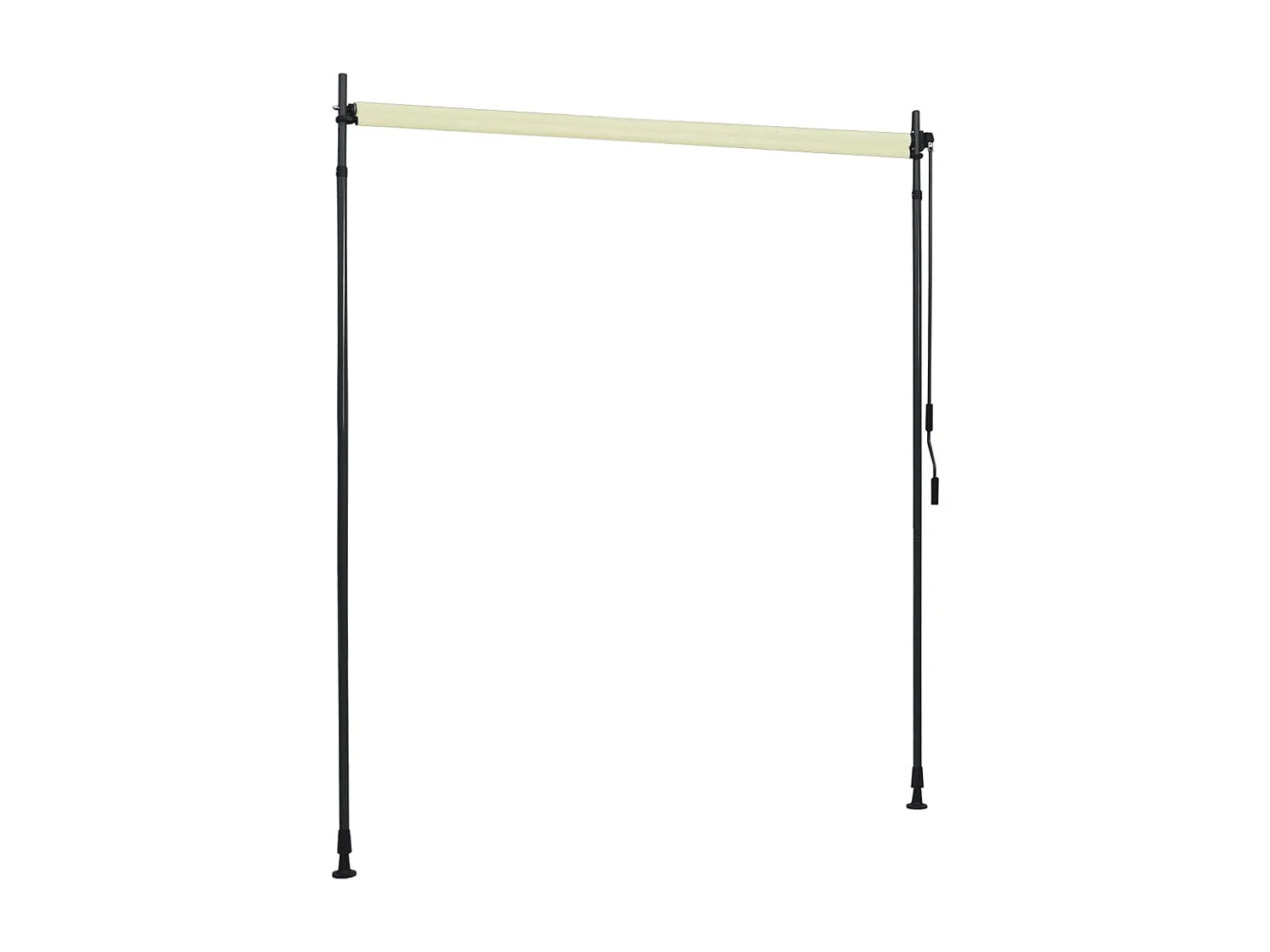 Estor enrollable de exterior color crema 200x270 cm