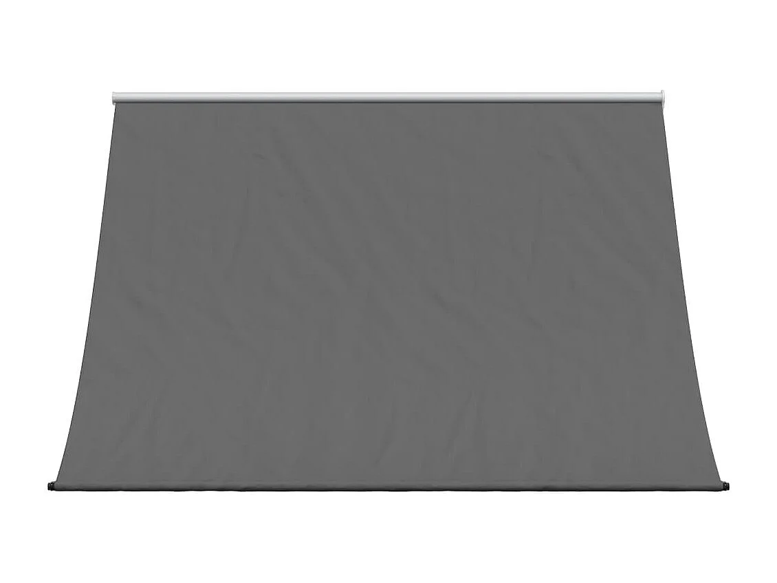 Auvent rétractable anthracite 200x150 m tissu et acier