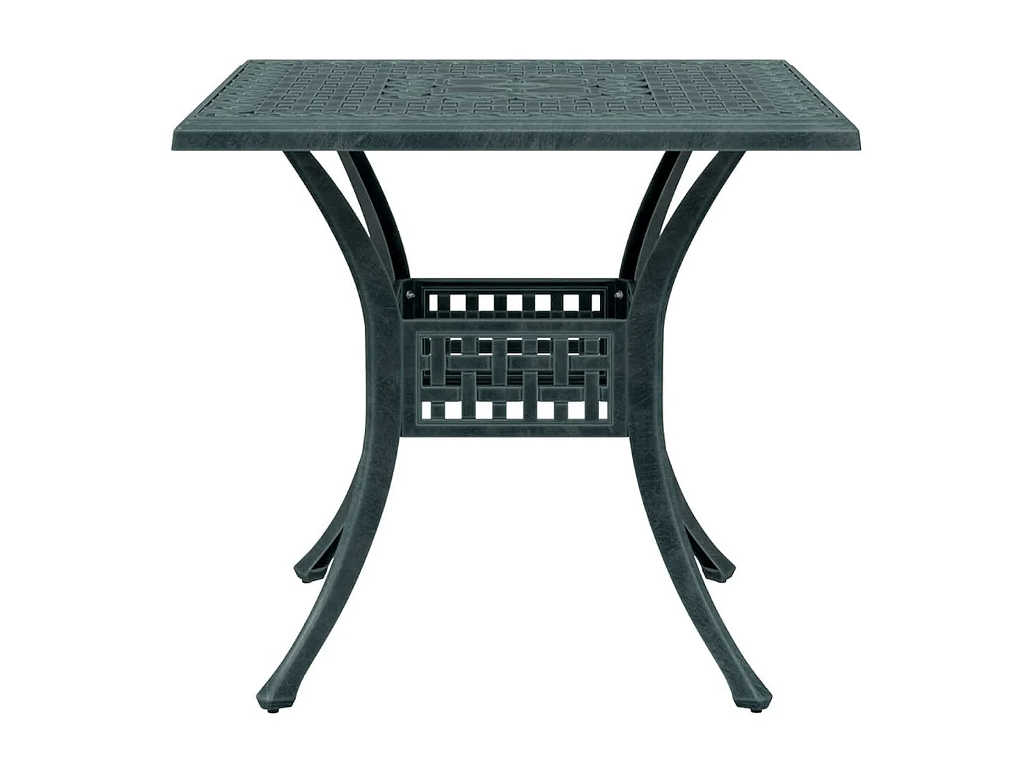 Set da Bistrò 3 pz Verde in Alluminio Pressofuso