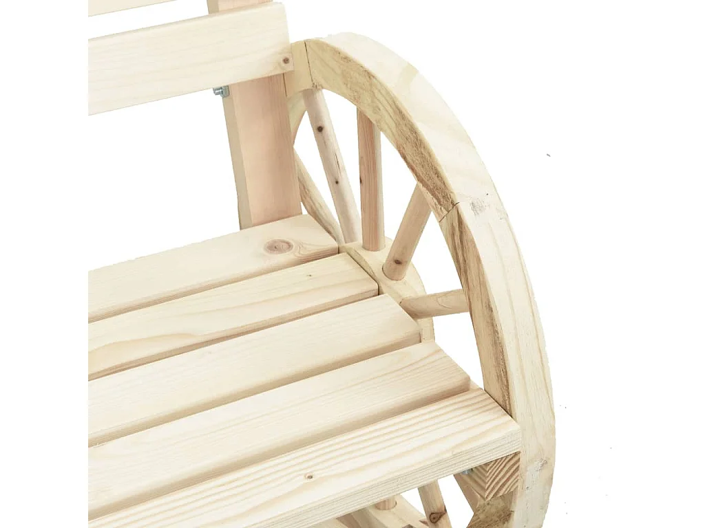 Salon de jardin 4 pcs bois de sapin massif