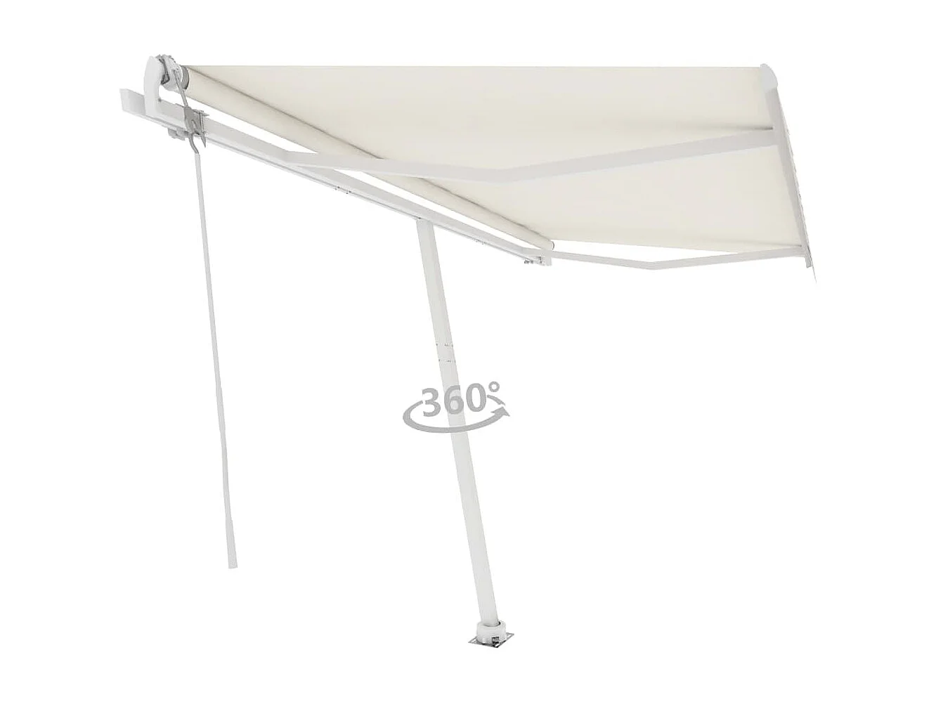 Tenda da Sole Automatica Autoportante 400x300 cm Crema