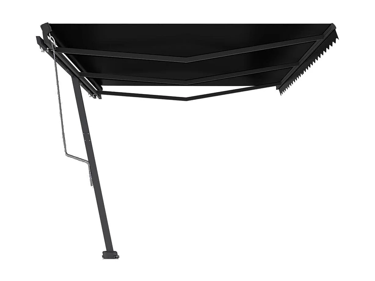 Auvent automatique sur pied 600x300 cm Anthracite