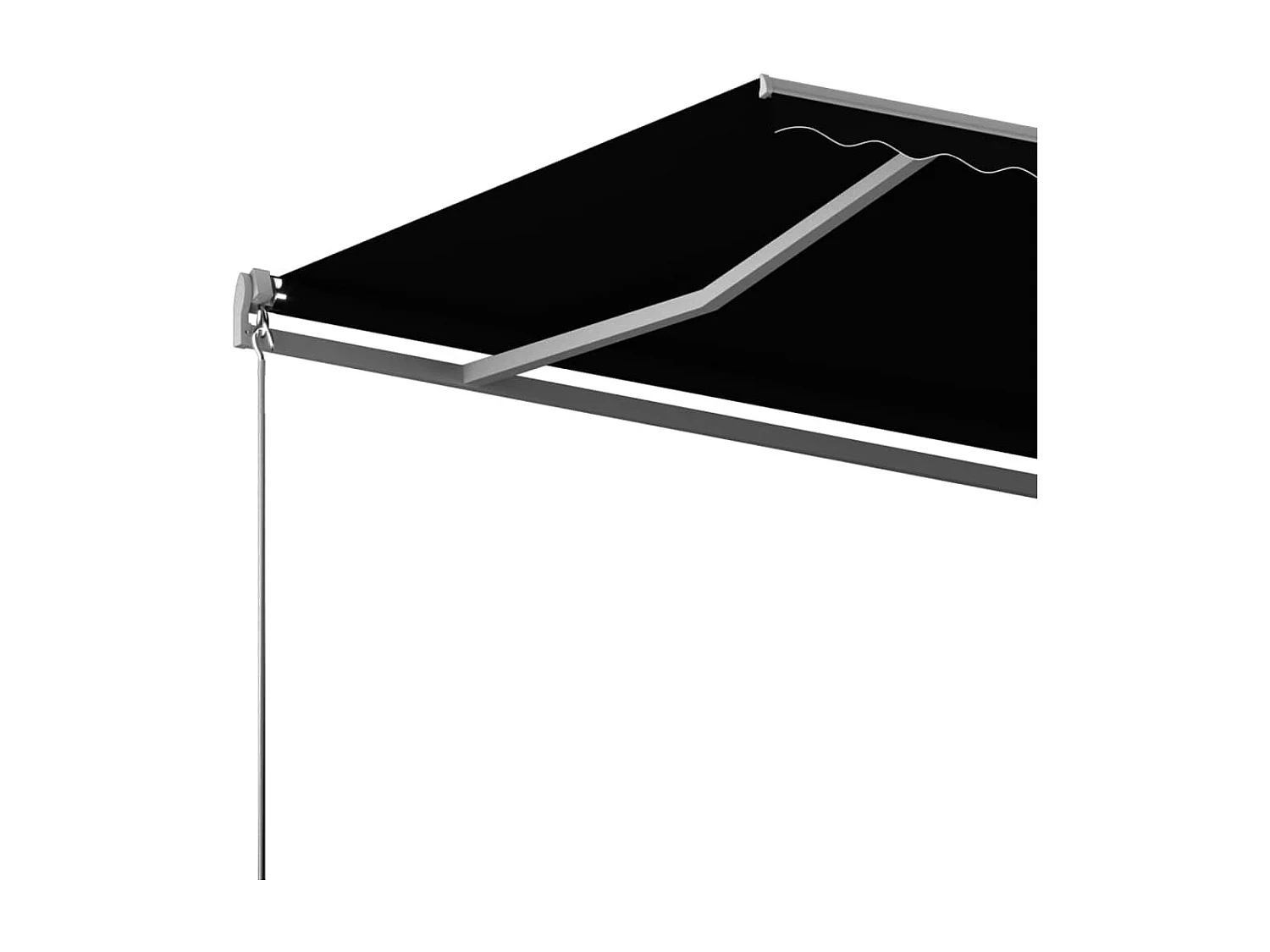 Auvent automatique sur pied 600x300 cm Anthracite