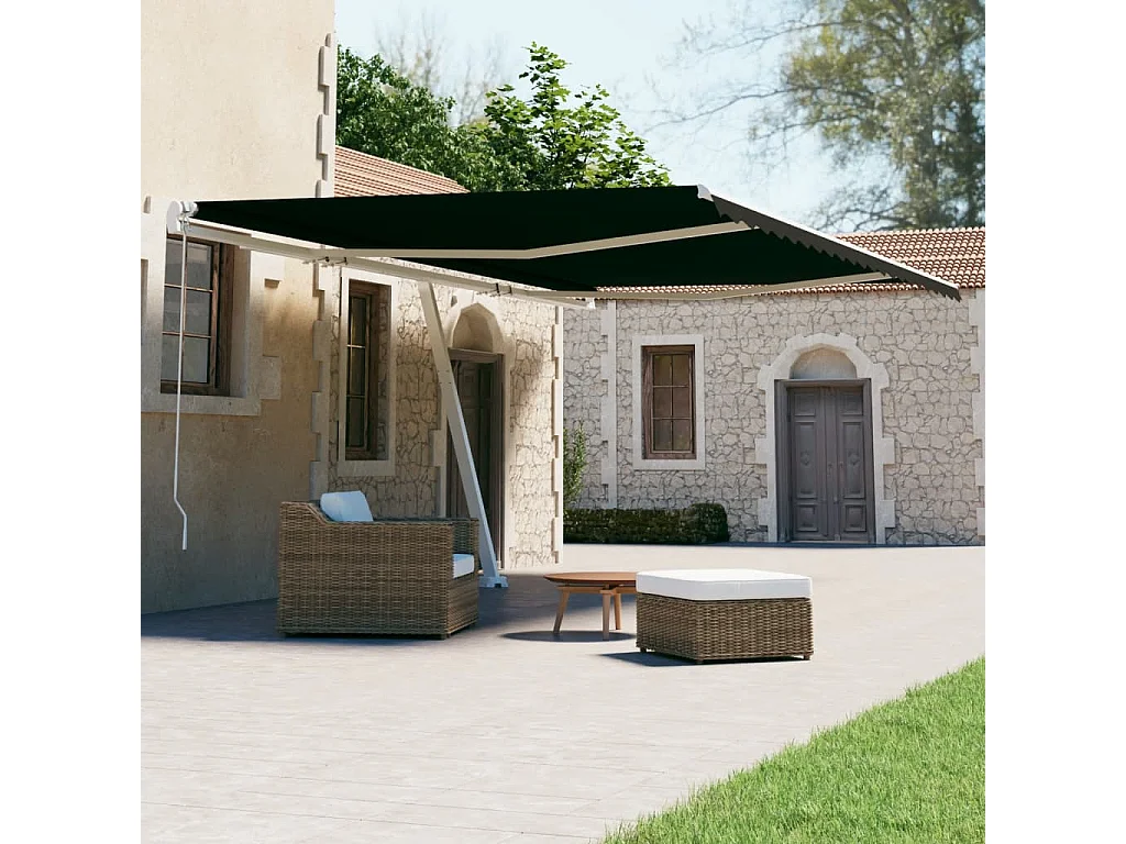 Tenda da Sole Autoportante Automatica 600x300 cm Antracite