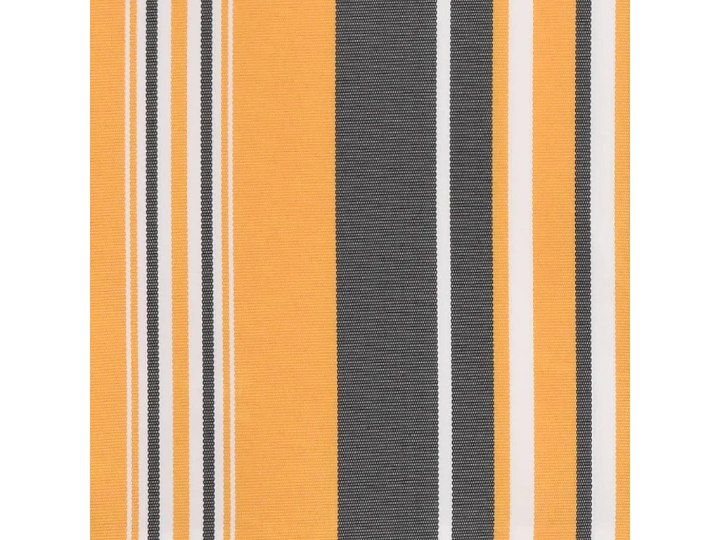 Tissu de remplacement pour auvent rayures multicolores 4x3 m