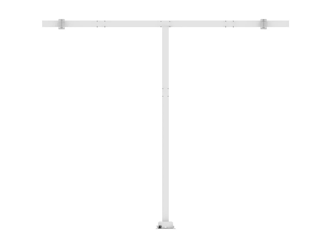 Toldo manual retráctil con LED naranja y marrón 400x300 cm