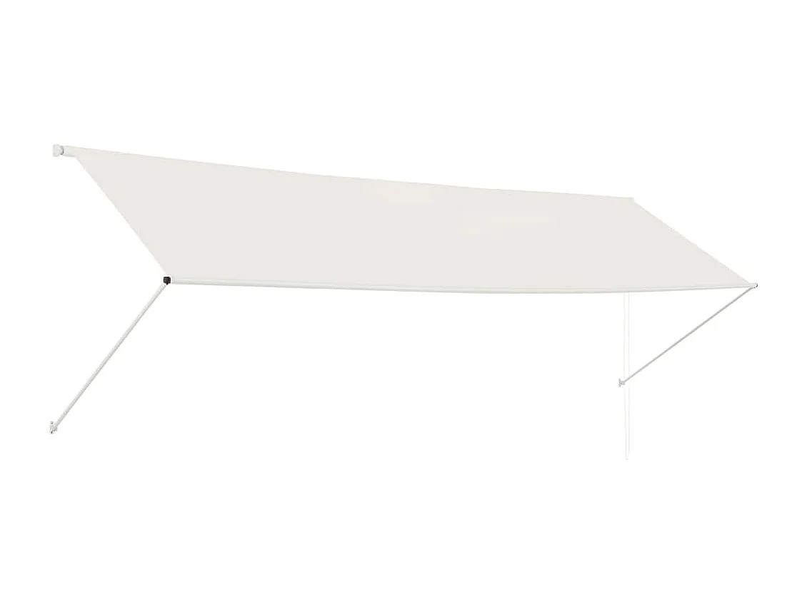 Toldo retrátil 400x150 cm creme