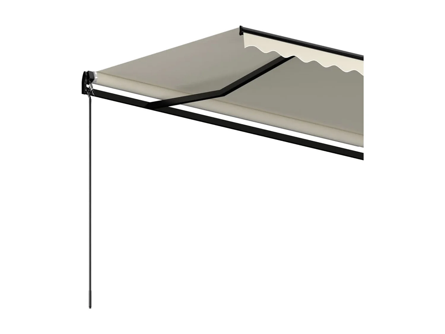 Auvent manuel rétractable 450x350 cm Crème
