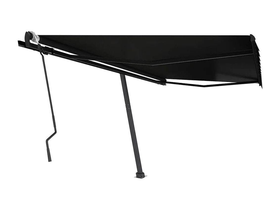 Standmarkise Manuell Einziehbar 450x300 cm Anthrazit