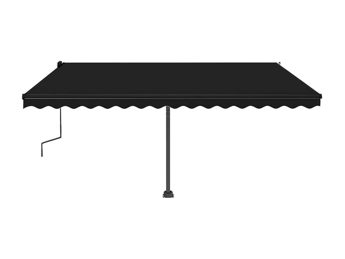 Standmarkise Manuell Einziehbar 450x300 cm Anthrazit