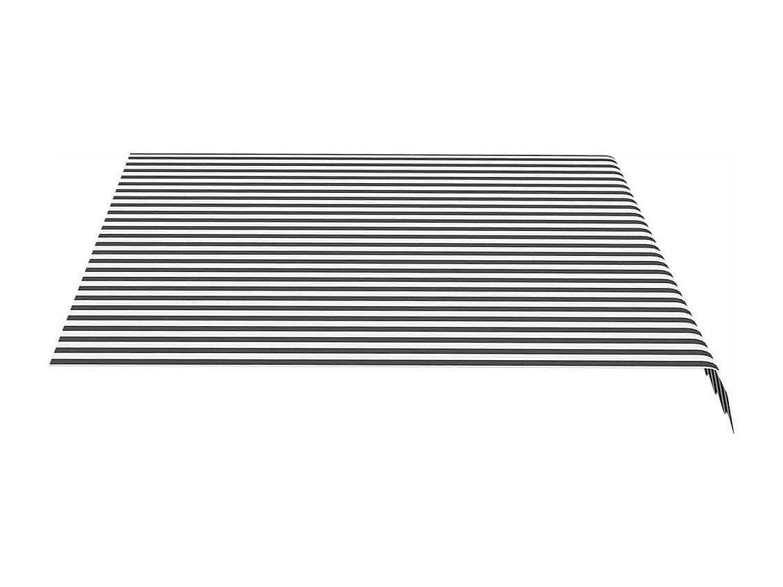 Tecido de substituição para toldo 3,5x2,5 m antracite e branco