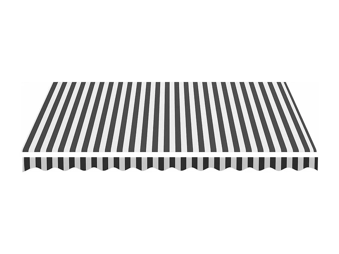 Tecido de substituição para toldo 3,5x2,5 m antracite e branco