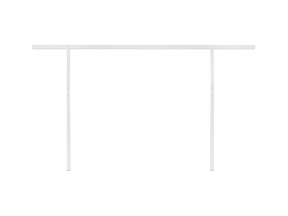 Toldo retráctil manual con luz LED gris antracita 4,5x3 m