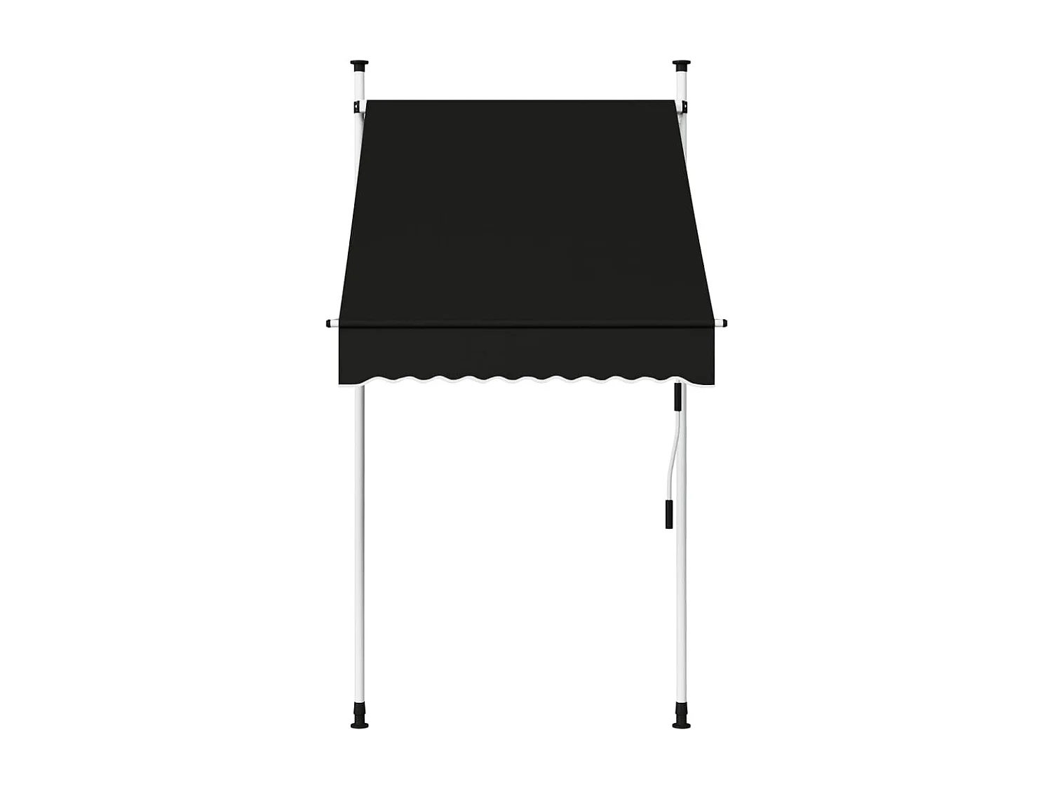 Toldo retrátil manual 100 cm antracite