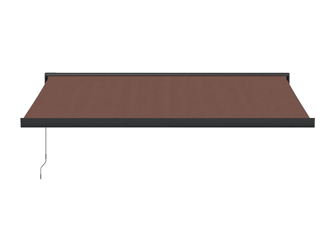 Tenda Sole Retrattile Manuale 400x300 cm Marrone