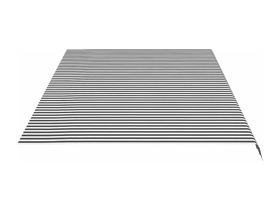 Tecido de substituição para toldo 6x3 m antracite e branco