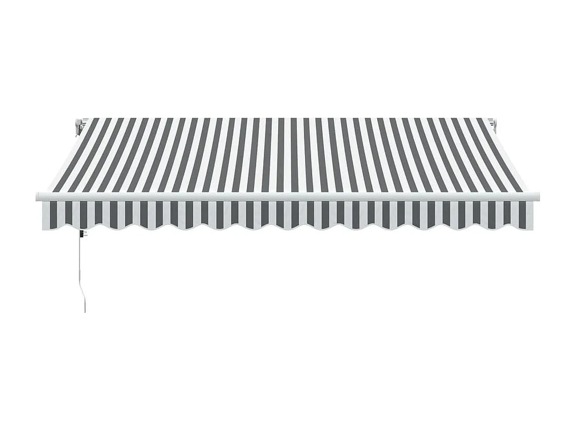 Auvent rétractable automatique avec LED anthracite et blanc