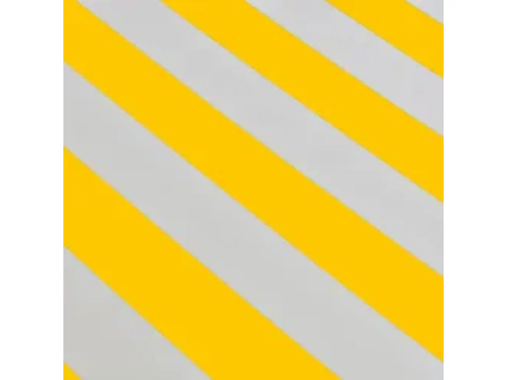 Tenda da Sole Pieghevole Manuale 600 cm Gialla/Bianca
