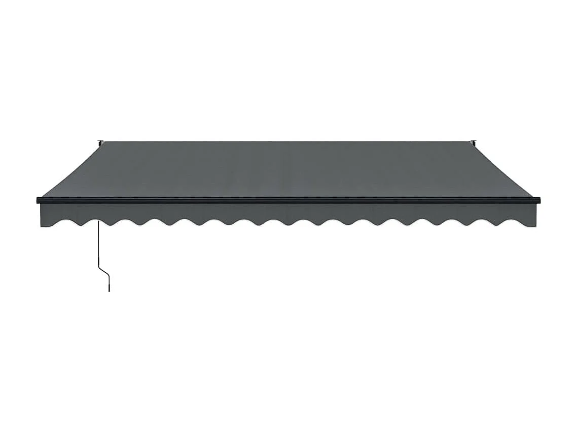 Auvent rétractable automatique anthracite 4,5x3 m