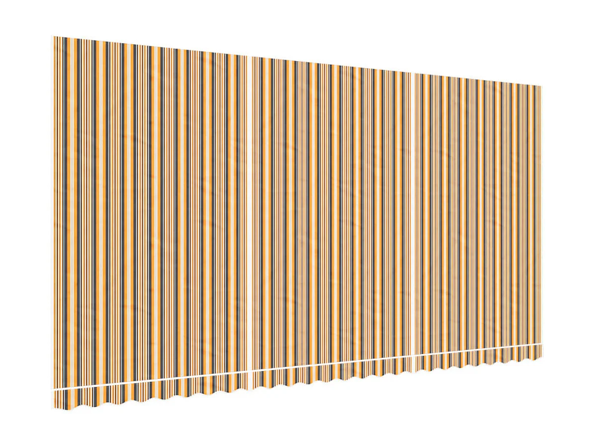 Tessuto di Ricambio per Tenda Strisce Multicolore 6x3 m