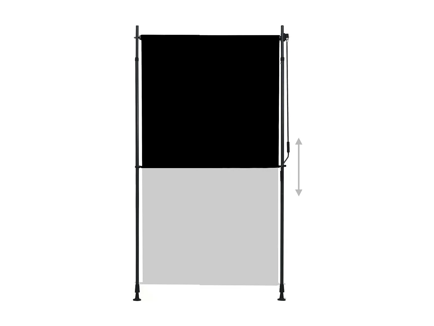 Estore de rolo para exterior 120x270 cm antracite