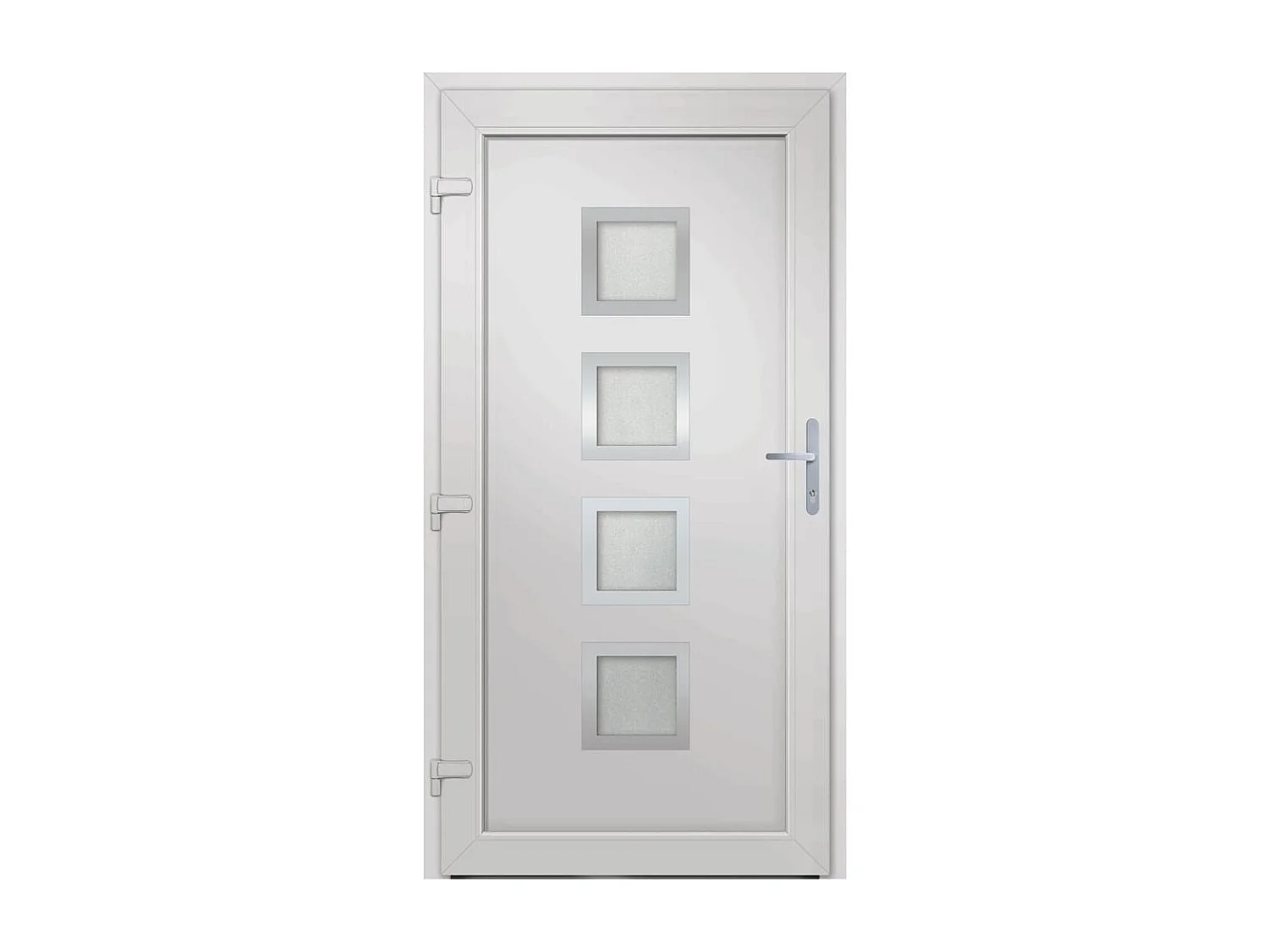 Toegangsdeur Wit 108x200 cm PVC