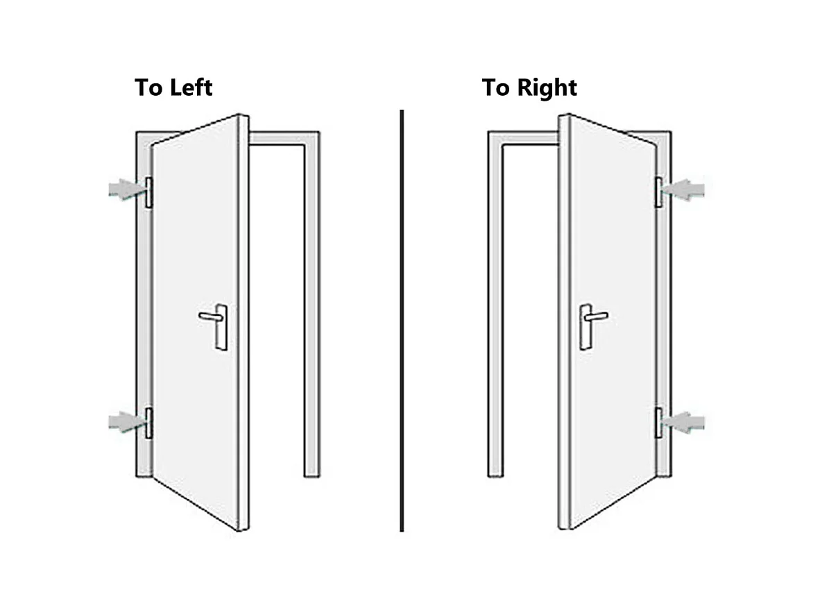 Porte d'entrée Blanc 108x200 cm