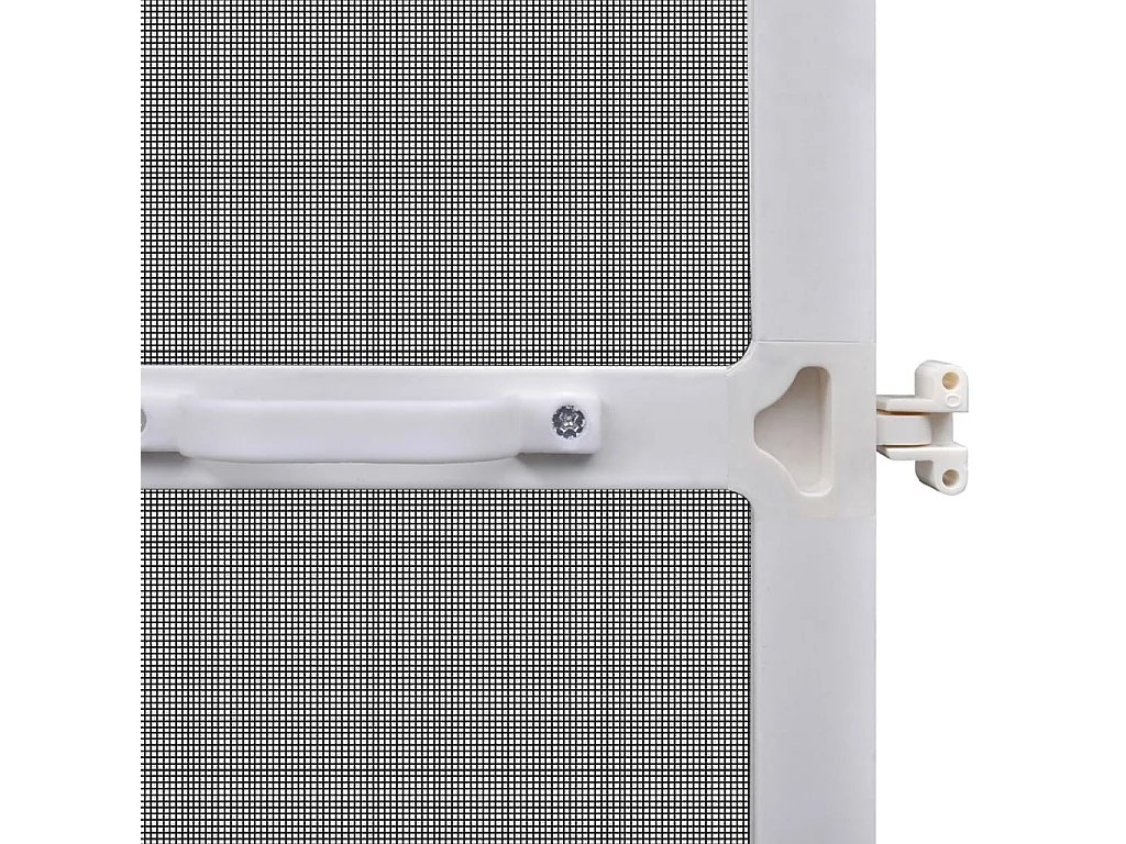 Opklapbaar muggennet voor deuren Wit 100 x 215 cm