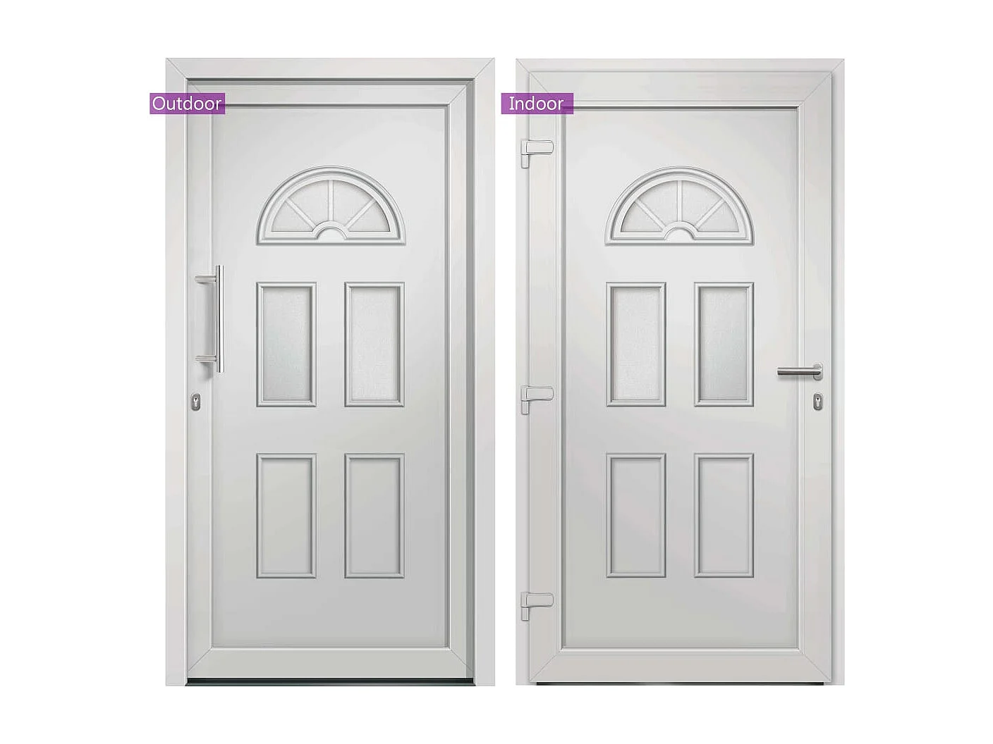 Puerta de entrada Blanca 88x190 cm