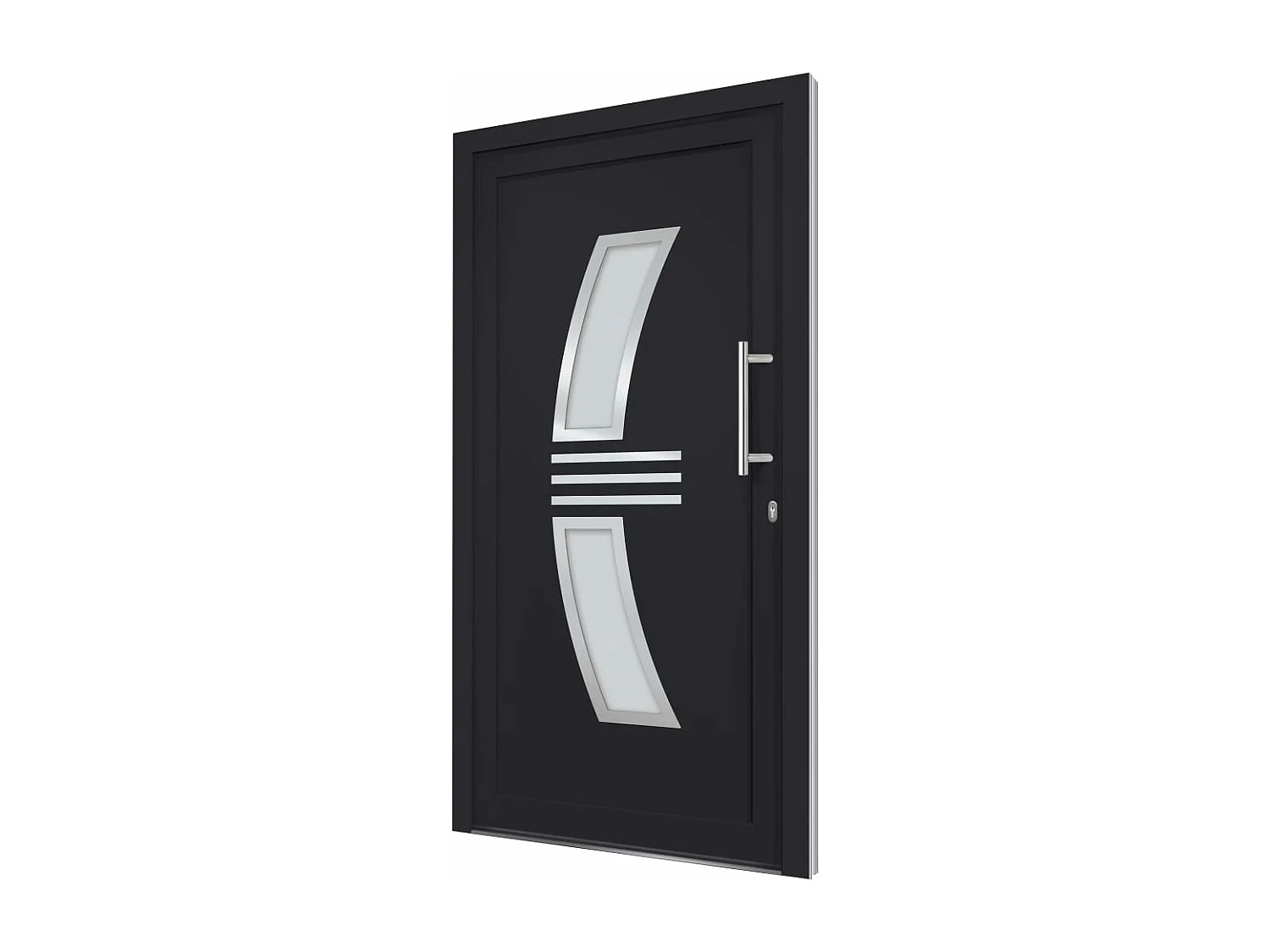 Porte d'entrée Anthracite 108x200 cm