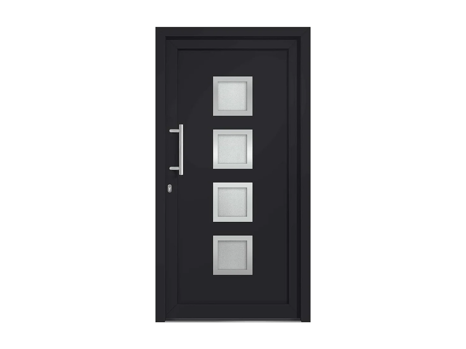 Puerta de entrada Antracita 88x200 cm