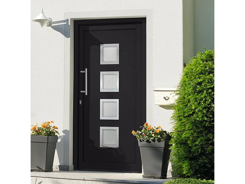 Porta d'ingresso Antracite 88x200 cm