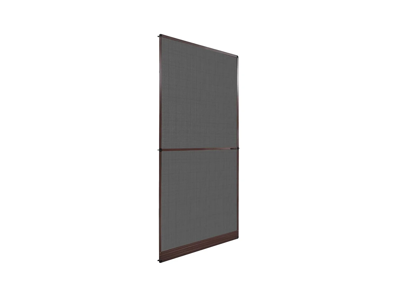 Moustiquaire à charnière pour portes Marron 100x215 cm