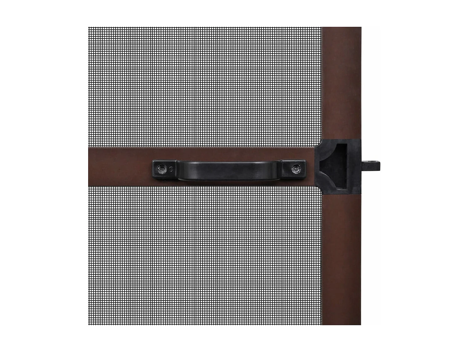 Zanzariera a battente per porte Marrone 100x215 cm