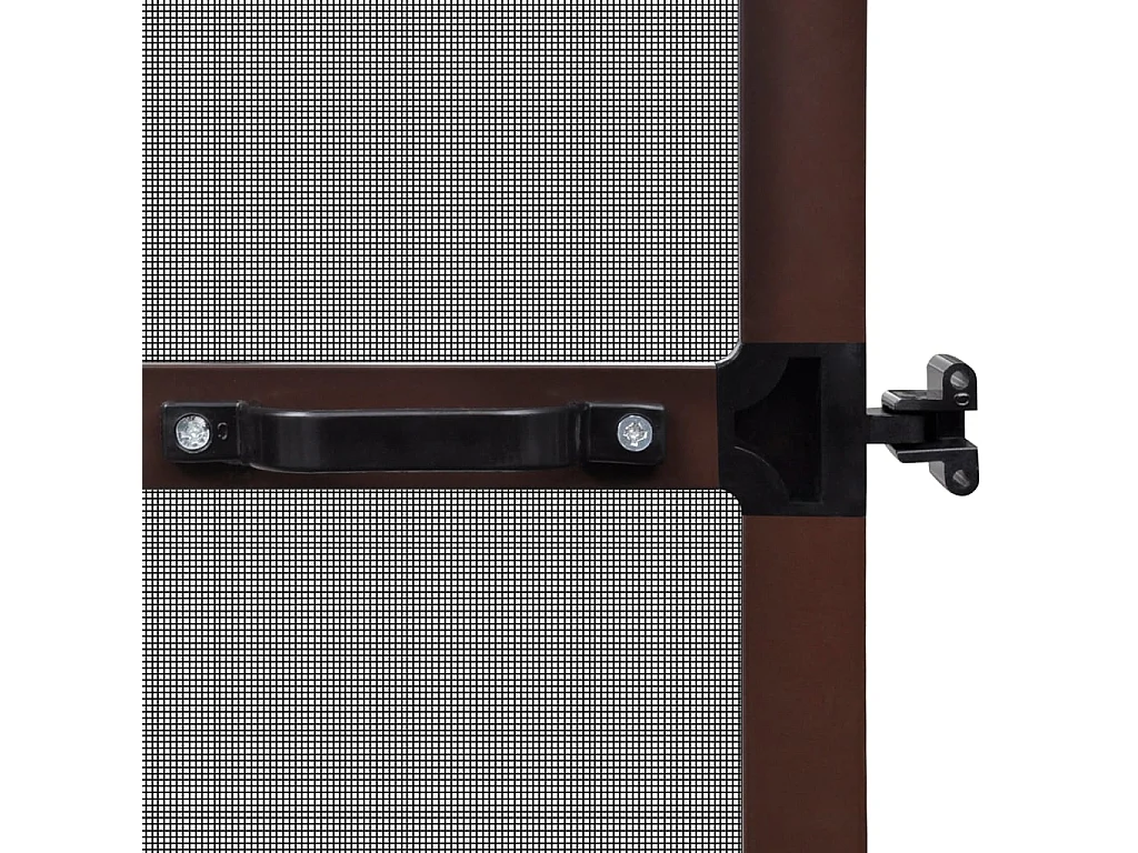 Zanzariera a battente per porte Marrone 100x215 cm