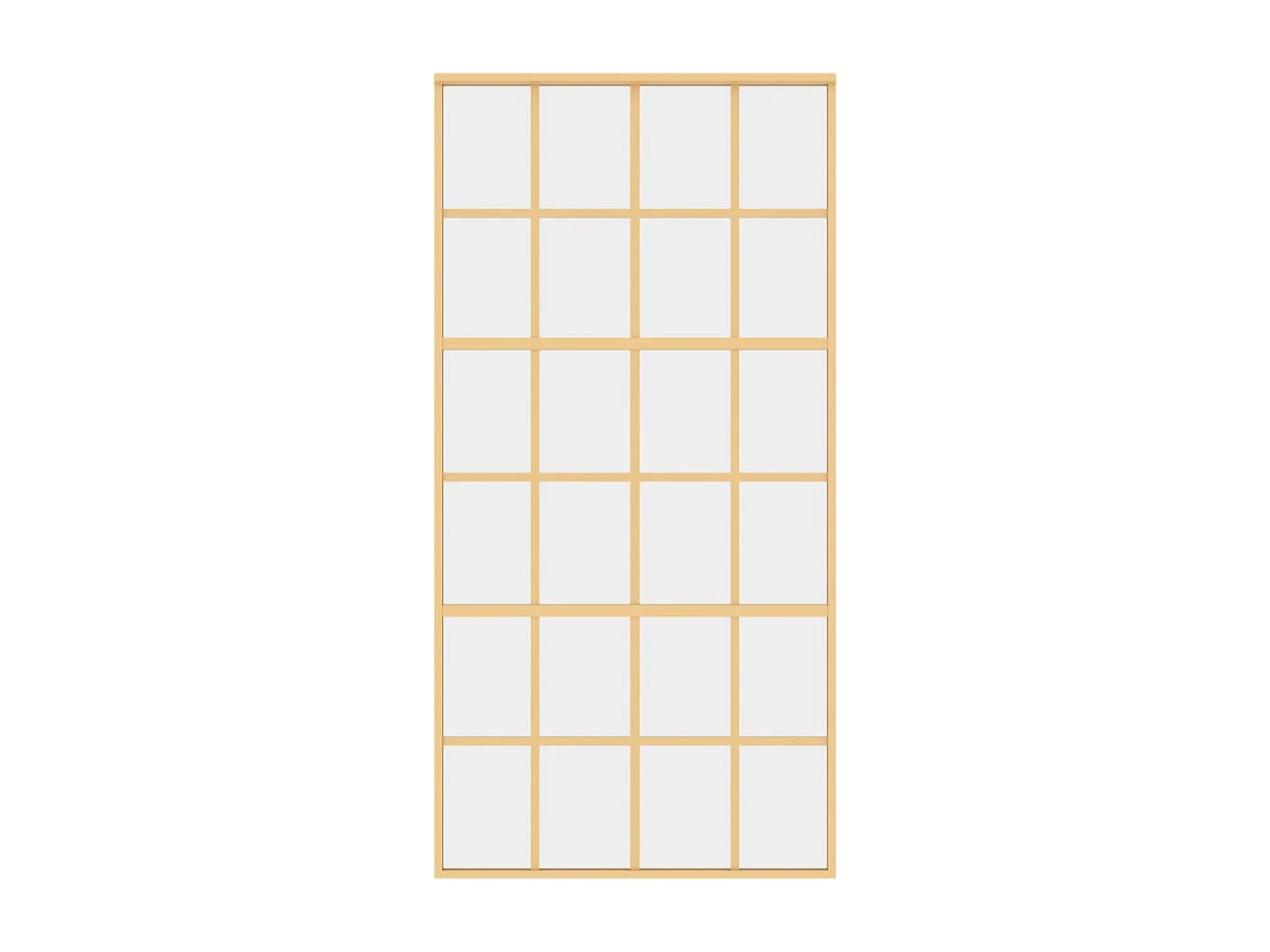 Porta scorrevole Golden 102,5x205 cm vetro ESG trasparente e alluminio