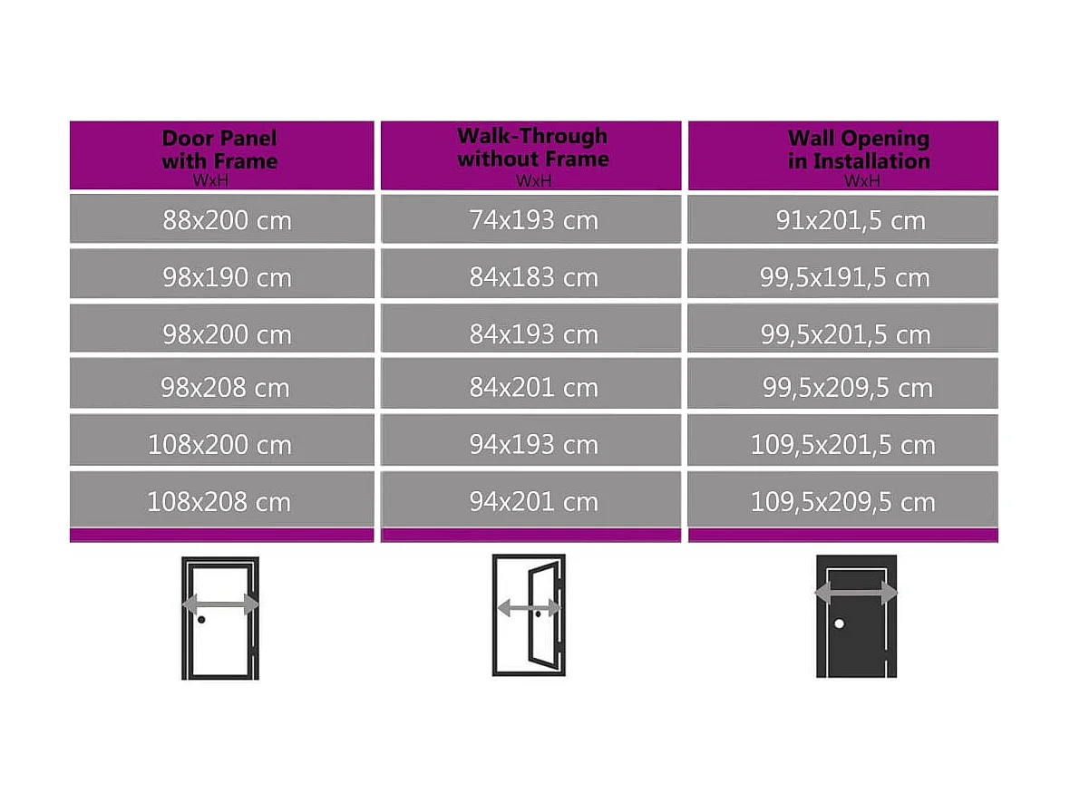 Eingangstür Aluminium und PVC Weiß 100x210 cm