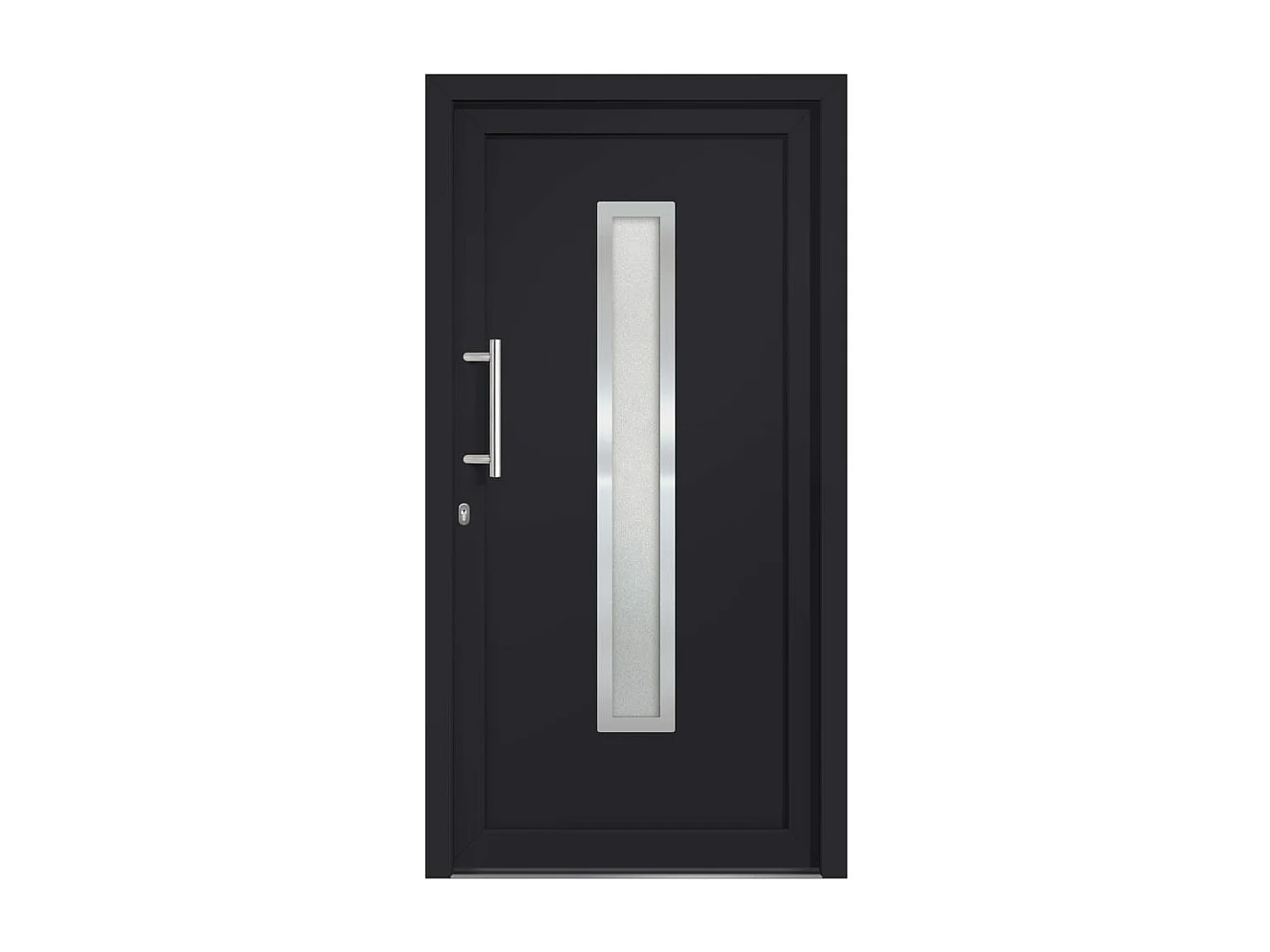 Porta d'ingresso antracite 108x200 cm