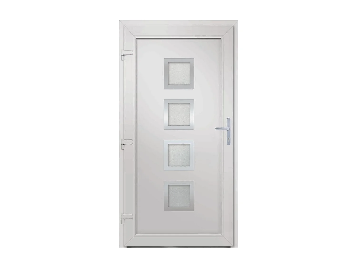 Toegangsdeur Wit 98x200 cm PVC