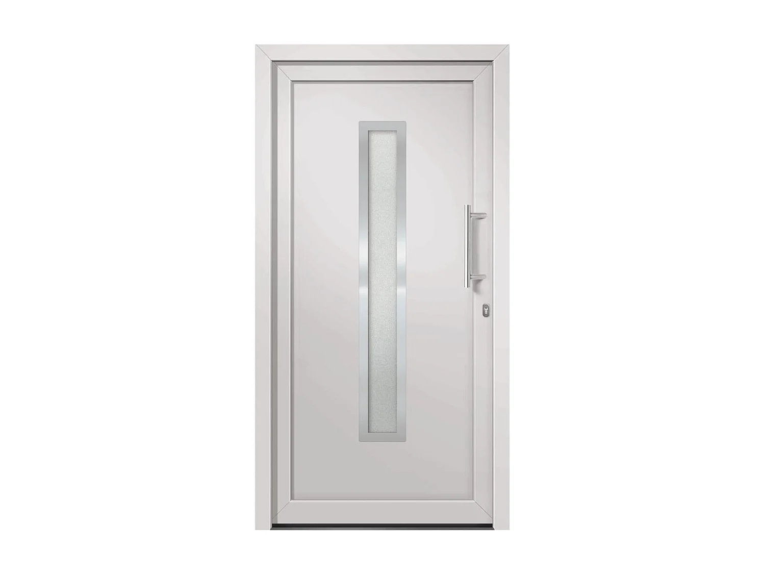 Porta de entrada branca 98x208 cm