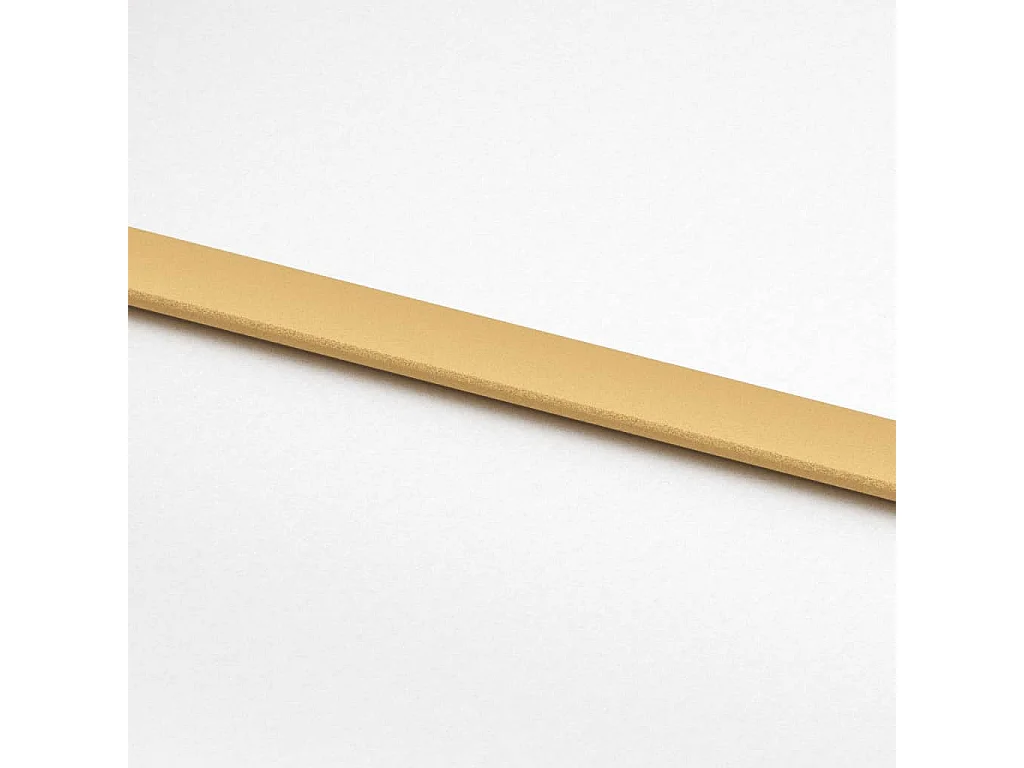 Porte coulissante doré 102,5x205 cm verre ESG dépoli aluminium