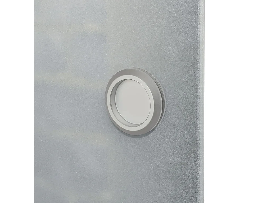 Doppia porta scorrevole in vetro