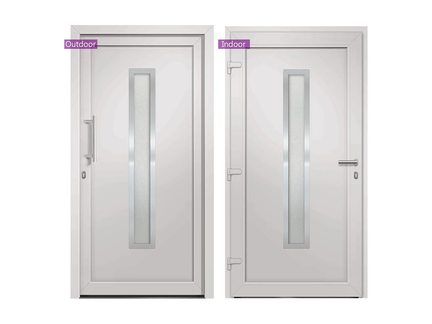 Porta d'ingresso Bianca 98x208 cm