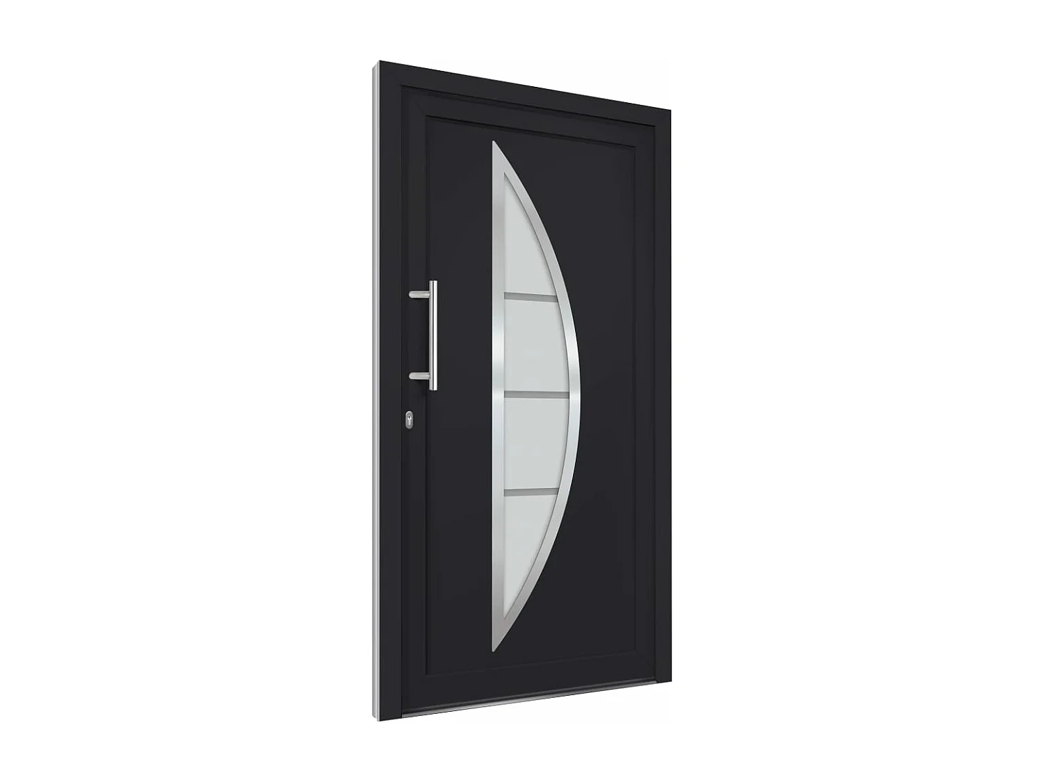 Porte d'entrée Anthracite 88x200 cm