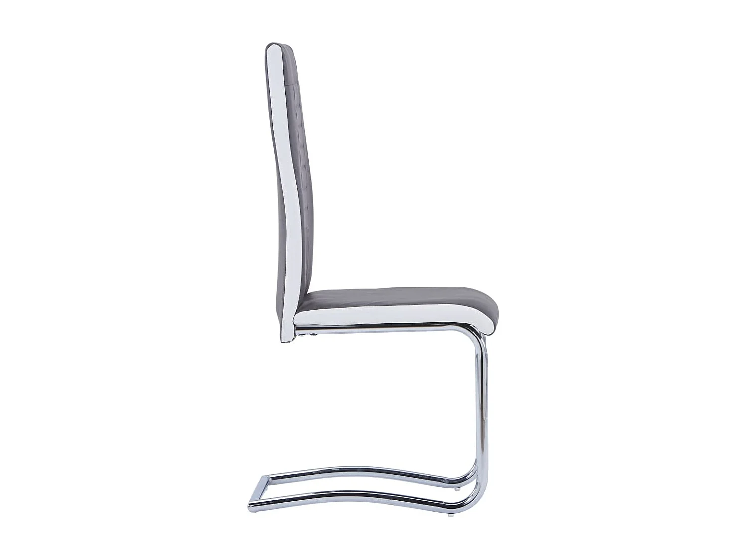 Ensemble de salle à manger 9 pcs Similicuir Gris