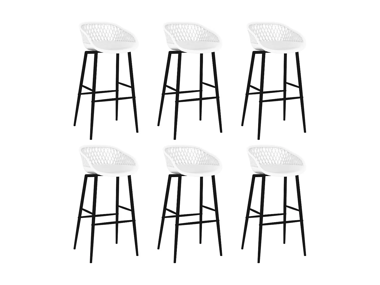 Conjunto de barras 7 peças Branco